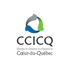 Chambre de commerce et d’industrie du Coeur-du-Québec [ CCICQ ] (logo)